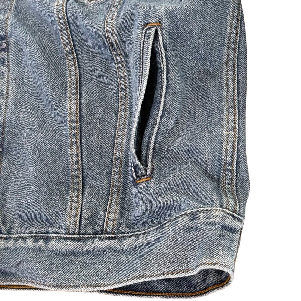 Vintage Levis 70507 Standard Trucker Denim Jacket Mens L Medium Wash Blue 2004 - Picture 6 of 12